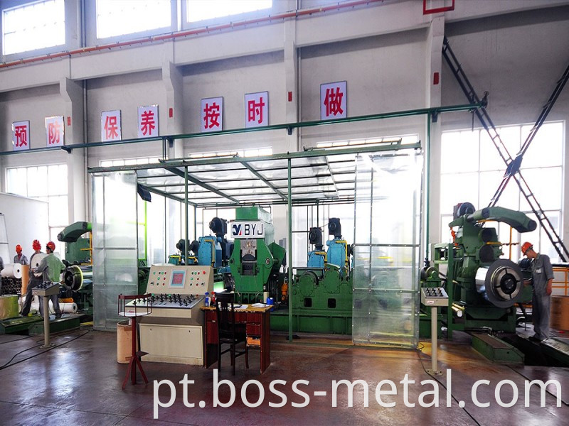 stainless steel coil straight line workshop